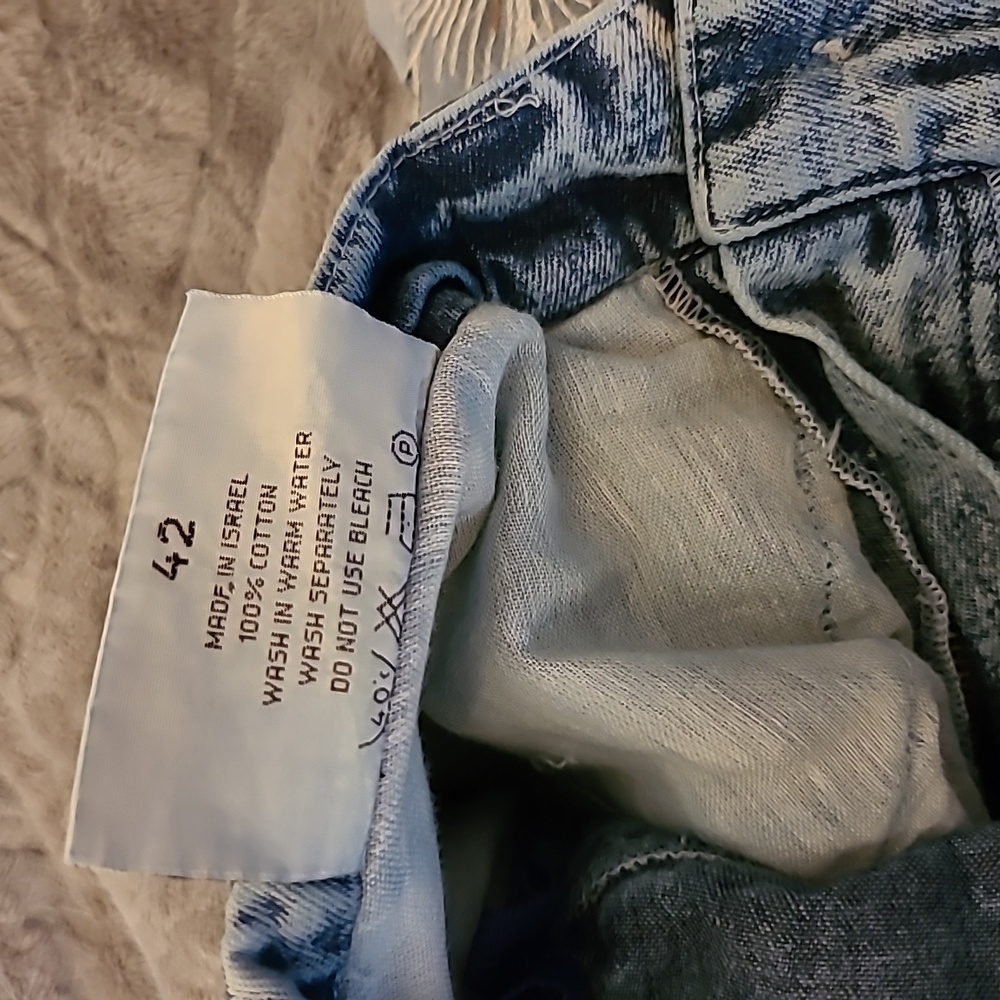 Carreli Size Eruo 42 Vintage Stone Washed Denim - Picture 7 of 8